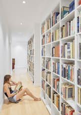 The couple are avid readers; a hallway of shelving is now home to their ample book collection. "As we walk by, we catch a glimpse of something we haven’t read in 30 years," says Donna, "or something we’ve never read at all."