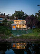 Portage Inlet House backyard waterfront