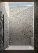 Bath Room, Concrete Wall, and Drop In Tub  Photo 8 of 15 in A Bright and Airy Home Brings Beach Vibes to Urban Toronto