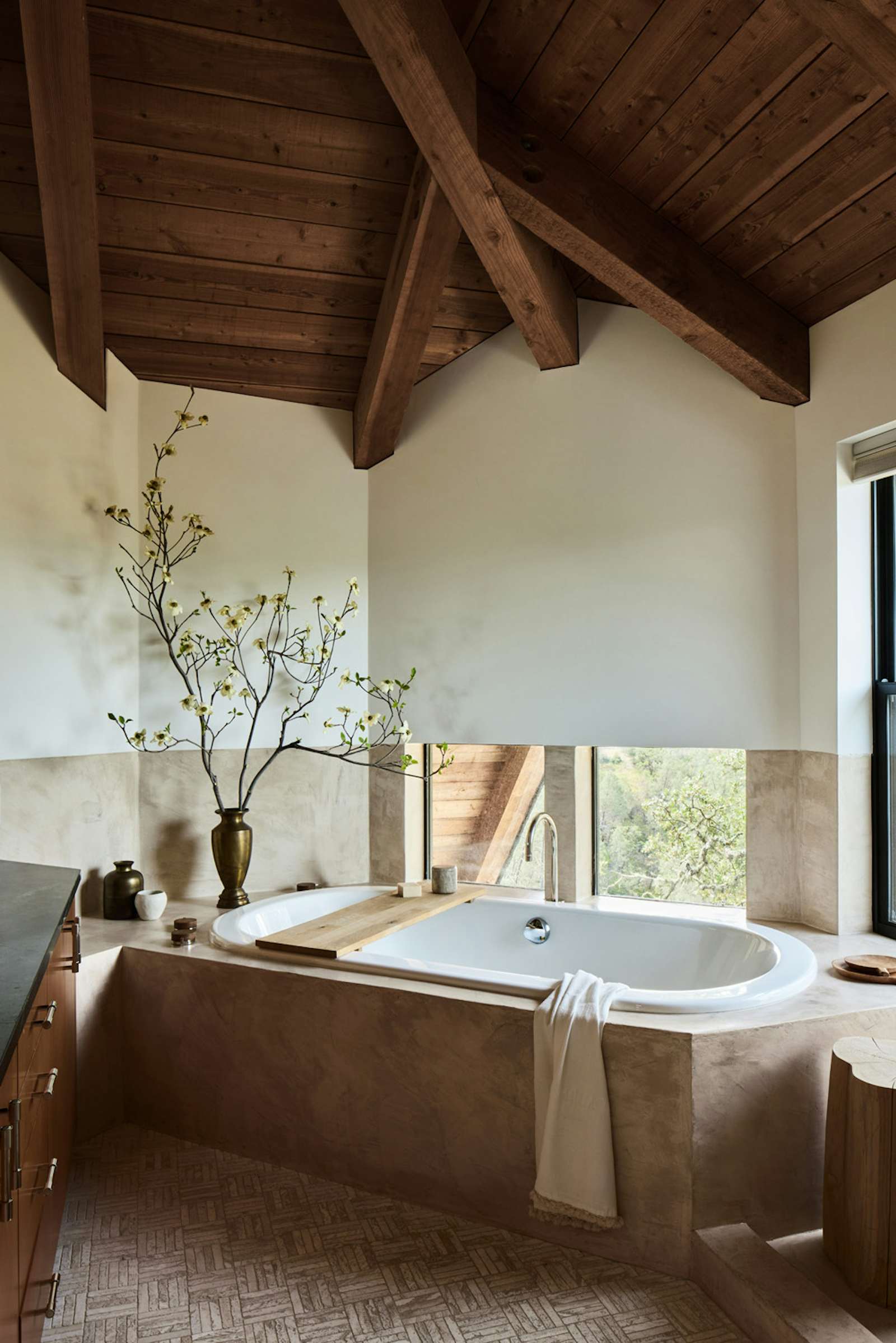 Bath Photos from Before & After A NatureForward Napa Valley Home