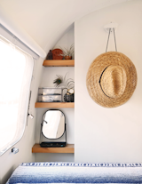 “We were going for a space that felt inviting and warm and cozy, but also bright,” says Ballard. 
