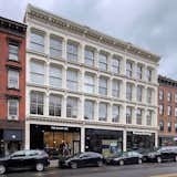 The multi-purpose loft is inside of a former hat factory, located in a late-19th-century cast iron building in Brooklyn.