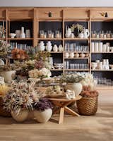You'll find fresh and dried flowers here, too.  Photo 6 of 9 in Crate & Barrel’s New Flagship Store Elevates the In-Store Experience