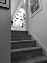Before: A cramped stairway led to the loft. 