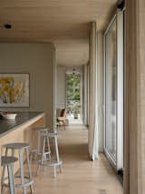 The open floor plan creates perfect corridors for Madeline and Leonard to run the length of the house.
