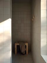 Croma White 6x6 tiles line the spa-like shower in the ensuite. 