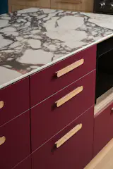 House of Fine Cabinetry produced the extensive millwork at the center of this project. 