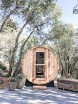 Barrel Sauna off of the master bedroom.
