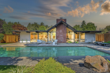 Backyard and Pool of 1674 Alexander Way, Los Altos