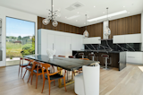 The expansive living areas that are bathed in natural light.