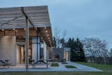 Wood Siding Material, Shed RoofLine, House Building Type, Stone Siding Material, Glass Siding Material, Flat RoofLine, Green Roof Material, Exterior, and Metal Roof Material  Photo 2 of 9 in House in Scotch Cove by FBM Architecture | Interior Design | Planning