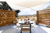 Relax with a glass of wine on the shaded patio. See views of Mount San Ja