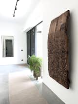 Hallway with Ibizan wooden art 