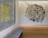 Hallway and Light Hardwood Floor El Anatsui piece  Photo 2 of 19 in Mountain Shadows by Catalano Architects
