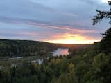Outdoor Sunset views   Photo 4 of 7 in Riverview Hutte by Christie Massimino