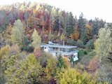 Drone photo from the West perspective in Autumn.  Photo 6 of 9 in Weekend Haus by Chris Sciacca