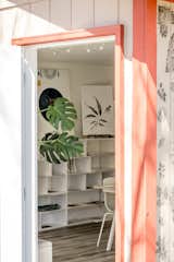 The new commercial glass door lets in southern light (Spring 2025)