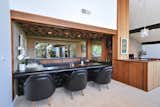 Sunken bar featuring intricate detail with custom cork ceiling