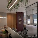 This workspace is thoughtfully designed to combine professionalism and innovation, blending modern aesthetics with highly functional design elements. It features a variety of sleek collaborative areas that encourage teamwork, as well as refined executive spaces that exude sophistication. Every detail, from the carefully selected furnishings to the ambient lighting, reflects a commitment to precision and elegance. The expansive view of the ocean along Marine Drive truly makes this space a haven.

More than just an office, this environment serves as a vibrant hub where creative ideas flourish and personal ambitions take shape, fostering an atmosphere conducive to growth and inspiration.
.
.
.
.
Project : Polaris Int.
Location : Marine Drive, Kochi
Design Team : Abhiram, Neha
.
.
.
.
#officeinteriors #office #interiorarchitecture #commercialinteriors #officedesign #interiordesign #kochioffice #kochiarchitects #archdaily #keralarchitects