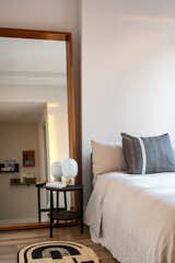 The guest bedroom was furnished to create a welcoming atmosphere.