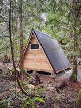 The back wall has the only window which opens from the bottom (awning style)