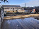 The back-deck in progress.