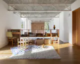 A designated play area on the mezzanine level is a favorite with the couple's grandchildren.