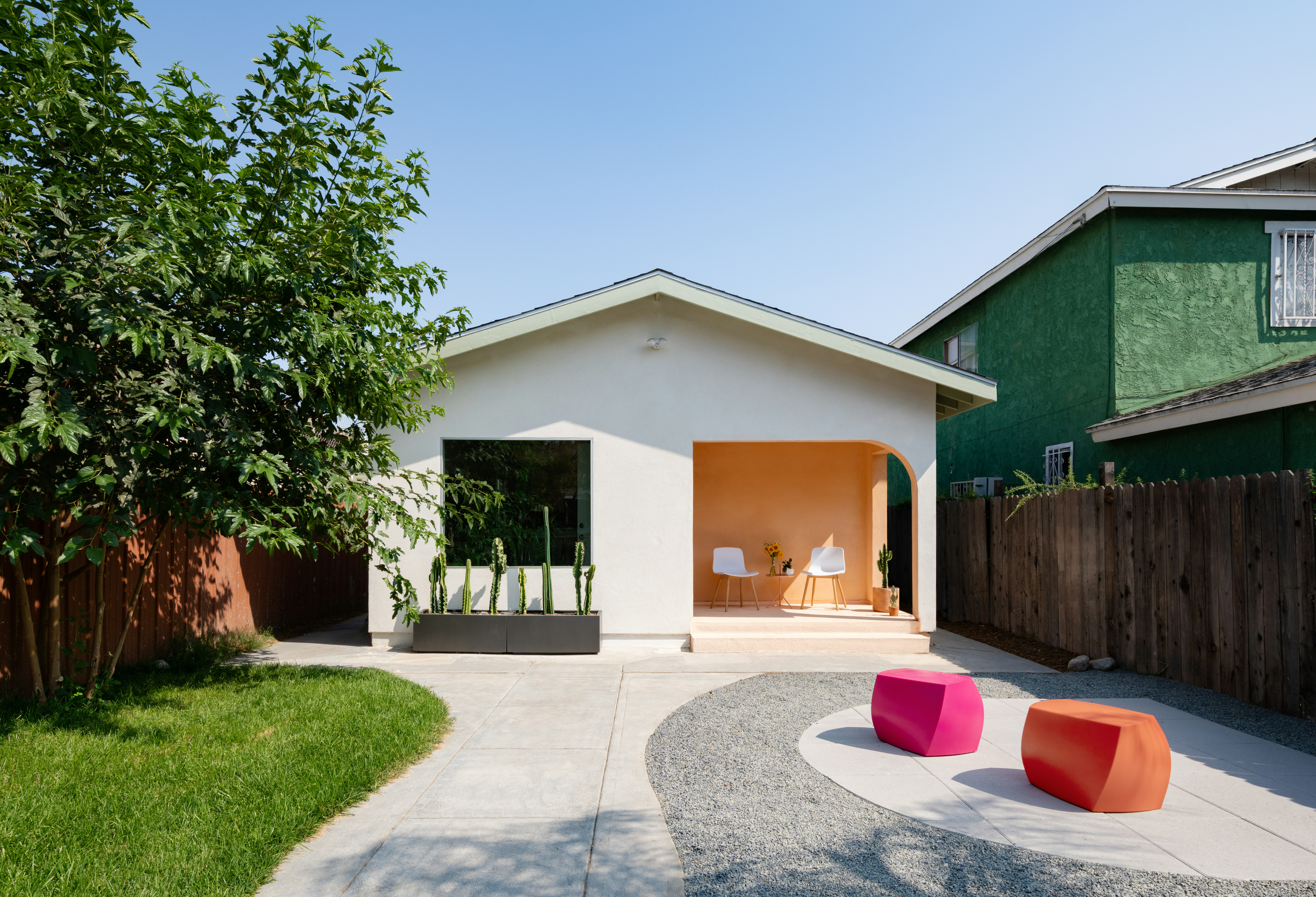 Bunch Design adds colourful granny flat to a home in Los Angeles