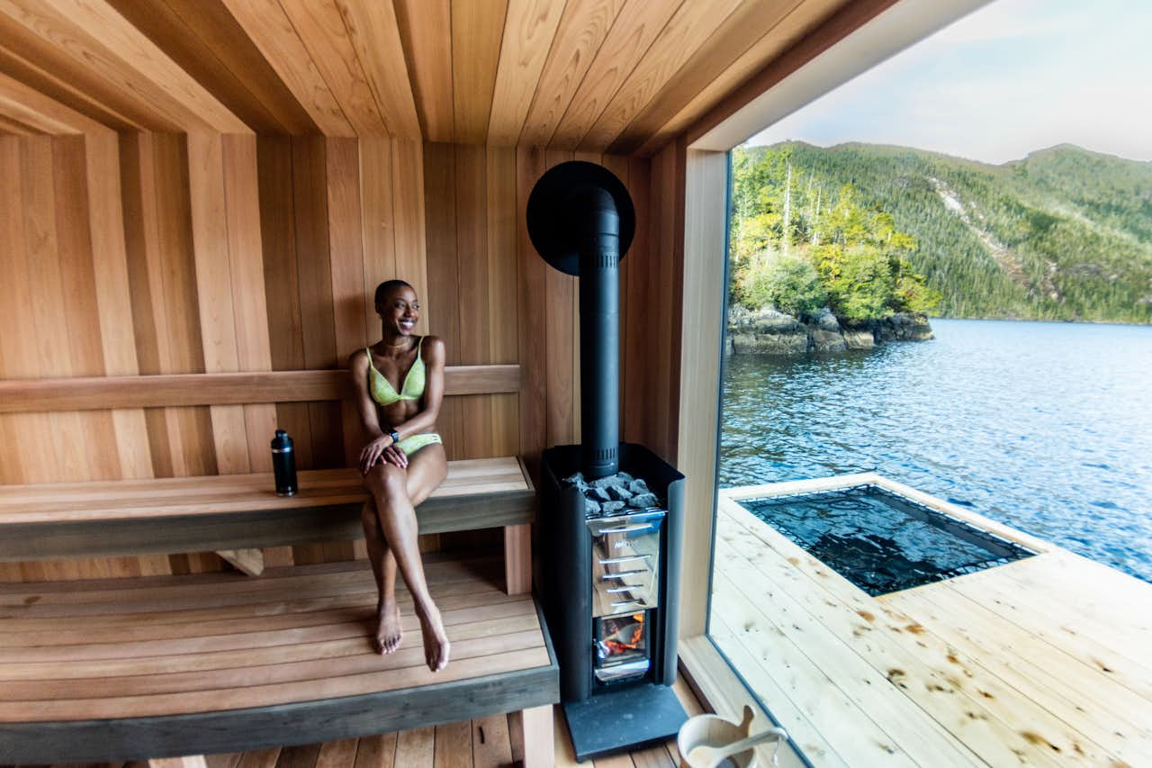 Photo 4 of 7 in A Wood-Fired Floating Sauna Brings the Heat to ...