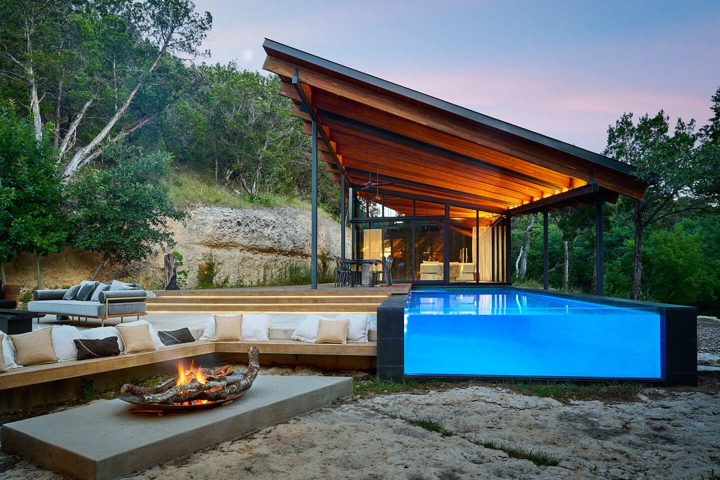 Matt Fajkus creates urban Austin home with pool terrace