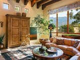 great room with Sandia Mountains
