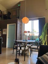 After: Tulip Marble & Brass Dining Table from West Elm