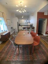 Dining Room, Table, Pendant Lighting, and Concrete Floor Dining Kitchen Area  Photo 4 of 6 in Preston Lofts by Tom Fisher