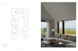 House C - floorplan and view from living room