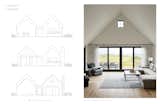 Cross sections; dunes, links, and seascape from the gabled living space