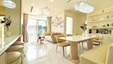 Atmostphere of space is elegance feel from color warm and friendly 