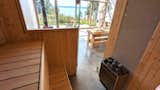 Sauna with ocean view