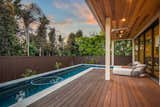 Lap pool facing southwest