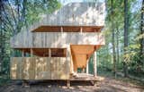 Exterior, Wood Siding Material, Mansard RoofLine, Shed RoofLine, Cabin Building Type, and House Building Type  Photo 2 of 10 in 100% WOODEN HOUSE by Matthieu Boustany