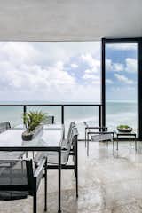 Oceanside Residence Balcony & Outdoor Dining Area