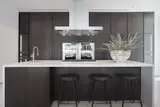 Ranch Estate Kitchen Counter with Bar Stools