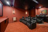 Theatre room with Starlite Ceiling!