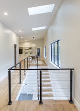 Staircase, Metal Railing, Cable Railing, and Wood Tread Front Stair   Photo 5 of 7 in The Wood Residence and Office by Wood Architects