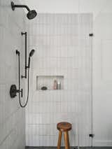 Shower in primary bathroom