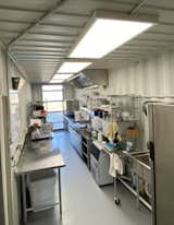 Commercial kitchen for processing and cooking food grown in the Bark