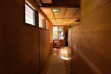Hallway and Light Hardwood Floor Hallway to library & sitting area  Photo 8 of 15 in The Shirakaba House by Jimi Filipovski