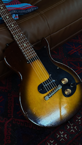 House ephemera features a1959 Gibson Les Paul Junior