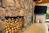 Office, Terrazzo Floor, and Study Room Type Den/Office fireplace  Photo 10 of 51 in The Wallmark House by Moritz Kundig by Alice M Galeotti WA RE Lic 21106