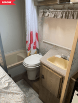 Before, Bathroom