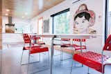 Dining Room, Chair, Table, Concrete Floor, and Recessed Lighting Dining Area  Photo 5 of 10 in Raynore Container Home by Chris R